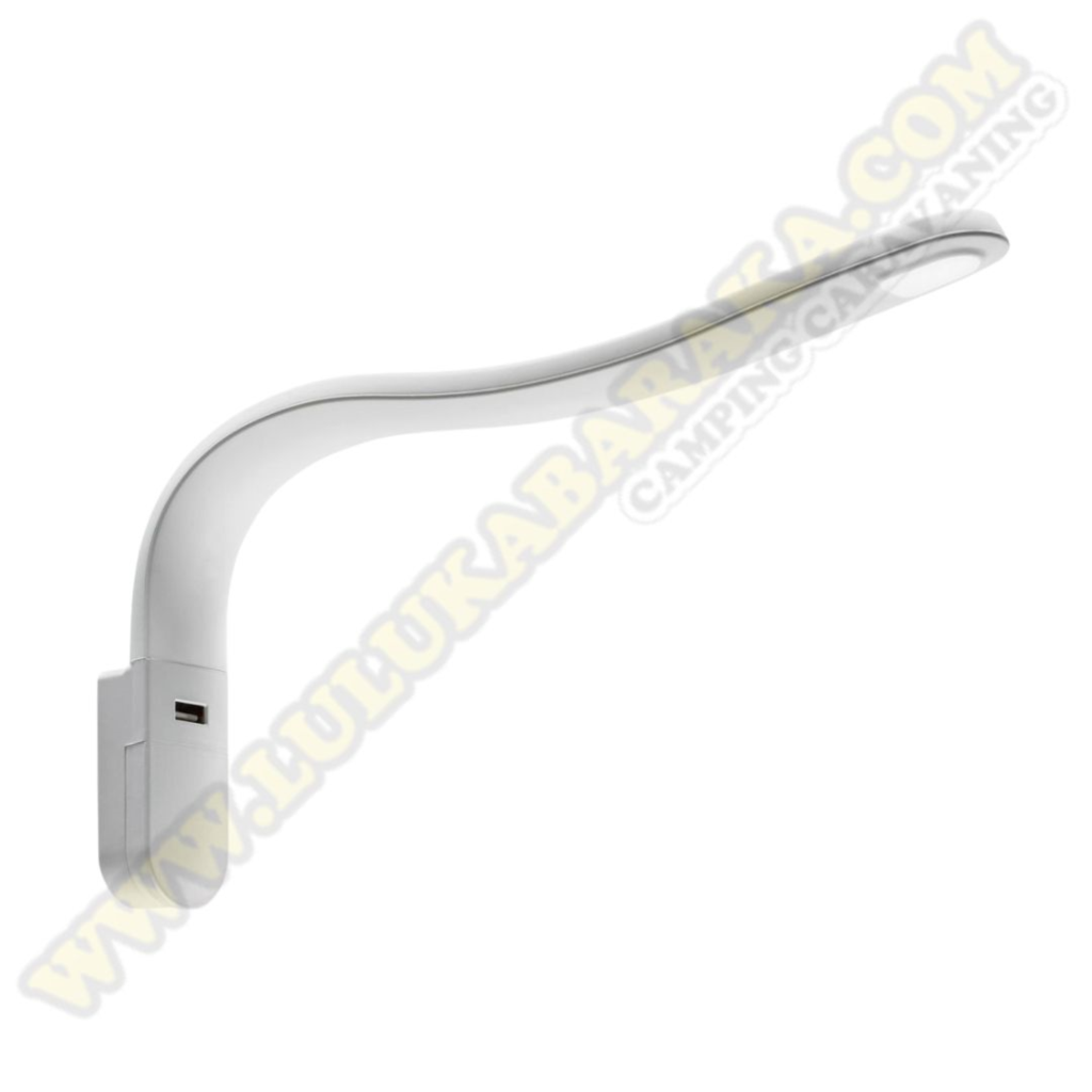 Foco lectura Silka USB blanco