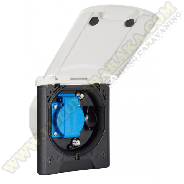 Toma 230V + 12V + TV + antena magnética